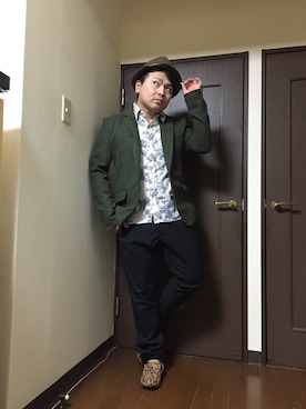 「FULL LIFE（フルライフ）のアイテム」を使った、小林一寿さん（メンズ・164cm）の秋コーディネート