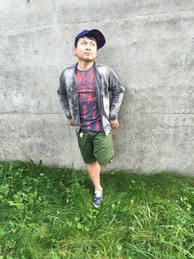 「JOEY FACTORY（ジョーイファクトリー）のアイテム」を使った、小林一寿さん（メンズ・164cm）の秋コーディネート