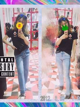 「ONLY NY（オンリーニューヨーク）のアイテム（パンツ）」を使った、H_yyyyyyさん（レディース・160cm）の夏コーディネート