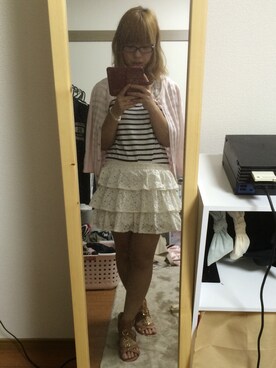 「LD prime（エルディープライム）のアイテム（トップス）」を使った、ainyan.さん（レディース・152cm）の夏コーディネート