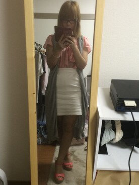 「LD prime（エルディープライム）のアイテム（トップス）」を使った、ainyan.さん（レディース・152cm）の夏コーディネート