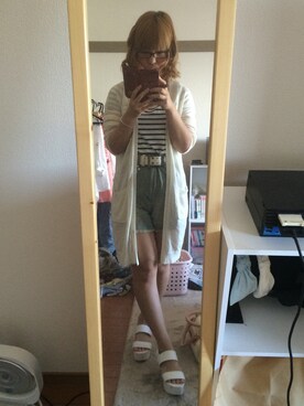 「LD prime（エルディープライム）のアイテム（トップス）」を使った、ainyan.さん（レディース・152cm）の夏コーディネート