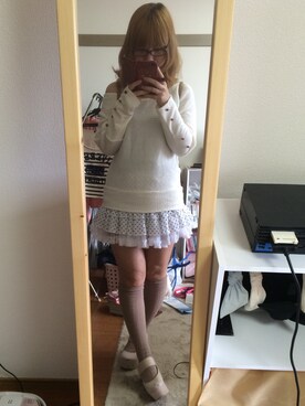 「Dosch（ドスチ）のアイテム（Tシャツ/カットソー）」を使った、ainyan.さん（レディース・152cm）の秋コーディネート