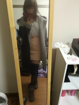 「LD prime（エルディープライム）のアイテム（トップス）」を使った、ainyan.さん（レディース・152cm）の冬コーディネート