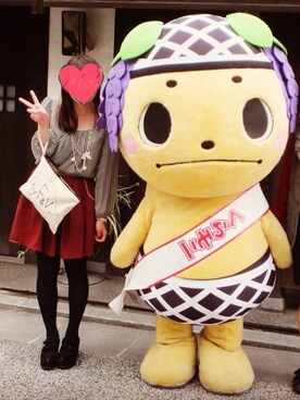 「アイテム（シャツ/ブラウス、その他）」を使った、kinako02さん（レディース・153cm）の冬コーディネート