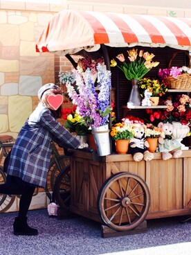 「Factor=（ファクターイコール）のアイテム（チェスターコート）」を使った、kinako02さん（レディース・153cm）の冬コーディネート