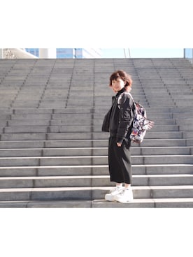 「Alexandros」｜ゆずたんさん（レディース・154cm）の冬コーディネート