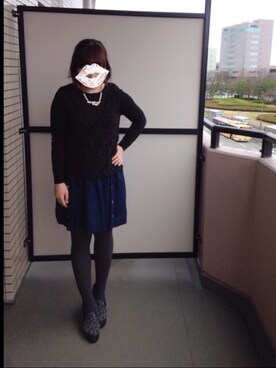 「Marc by Marc Jacobs（マークバイマークジェイコブス）のアイテム（スカート）」を使った、mana.wさん（レディース・159cm）の冬コーディネート