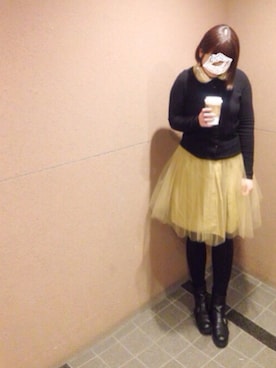 「Marc by Marc Jacobs（マークバイマークジェイコブス）のアイテム（ニット/セーター）」を使った、mana.wさん（レディース・159cm）の冬コーディネート