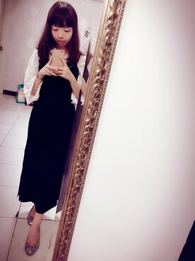 「Lulus（-）のアイテム（ワンピース/ドレス）」を使った、alicealice0305さん（レディース・153cm）の秋コーディネート