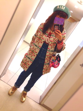 「RCWB（アールシーダブリュービー）のアイテム（オールインワン・サロペット）」を使った、きむさん（レディース・166cm）の秋コーディネート