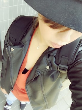 「GLOBAL WORK（グローバルワーク）のフェルトナカオレＨＡＴ/565115（ハット）」を使った、Ayajiさん（レディース・155cm）の春コーディネート