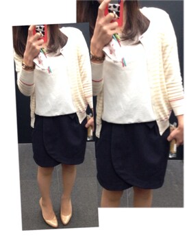 「疲れたな」｜鈴木さん（レディース・154cm）の夏コーディネート