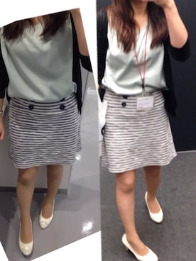 「つかれた」｜鈴木さん（レディース・154cm）の秋コーディネート