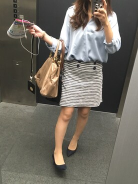 鈴木さん（レディース・154cm）の夏コーディネート