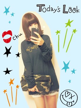 りちゃこ(バニラビーンズ)さん（レディース・173cm）の秋コーディネート