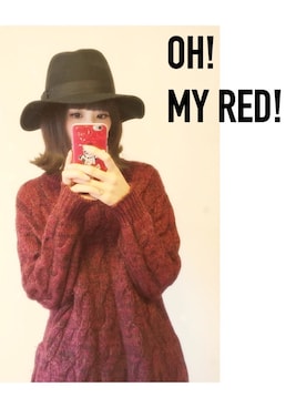 りちゃこ(バニラビーンズ)さん（レディース・173cm）の冬コーディネート