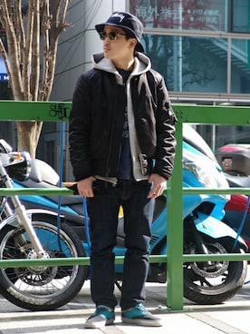 MASAYAさん（メンズ・163cm）の冬コーディネート