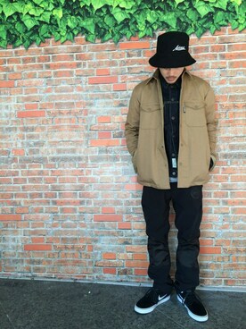 「nike sb 」｜「アイテム（ブルゾン）」を使った、MASAYAさん（メンズ・165cm）の冬コーディネート