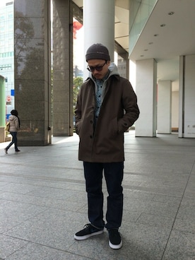 「TYPE BLUE（タイプブルー）のアイテム（シャツ/ブラウス）」を使った、MASAYAさん（メンズ・165cm）の春コーディネート