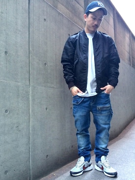 「TYPE BLUE（タイプブルー）のアイテム」を使った、MASAYAさん（メンズ・165cm）の夏コーディネート