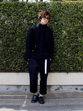 「BLUE WORK（ブルーワーク）のアイテム（トップス）」を使った、KENiさん（メンズ・176cm・10代）の春コーディネート