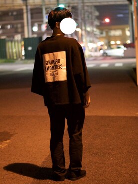 「OPENING CEREMONY（オープニングセレモニー）のアイテム（スウェット）」を使った、mohiさん（メンズ・162cm）の秋コーディネート