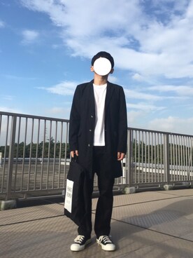 「OPENING CEREMONY（オープニングセレモニー）のアイテム（バックパック/リュック）」を使った、mohiさん（メンズ・162cm）の秋コーディネート