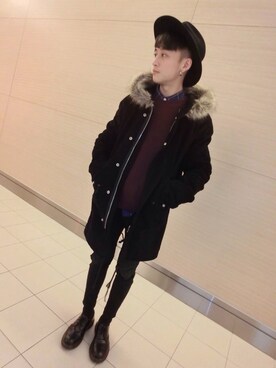 劉碩さんのコーディネート