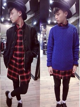 劉碩さんのコーディネート