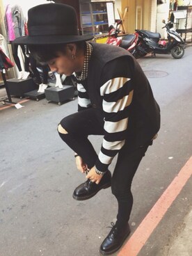 劉碩さんのコーディネート