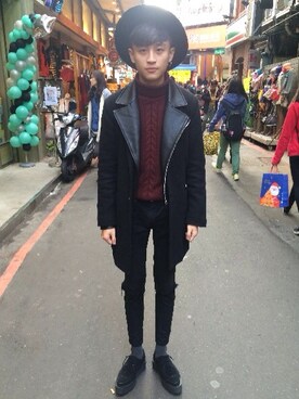 劉碩さんのコーディネート