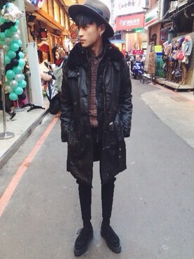 劉碩さんのコーディネート