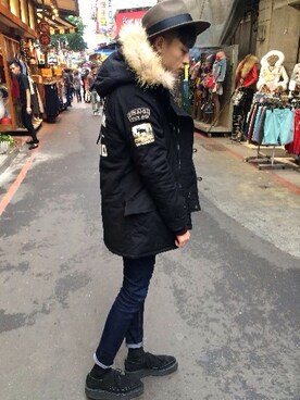 劉碩さんのコーディネート