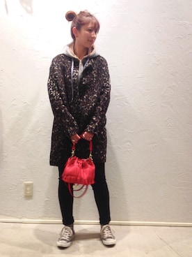 「suncoo paris（スンクーパリ）のアイテム（ジャケット/アウター）」を使った、nozomiさん（レディース・163cm）の冬コーディネート