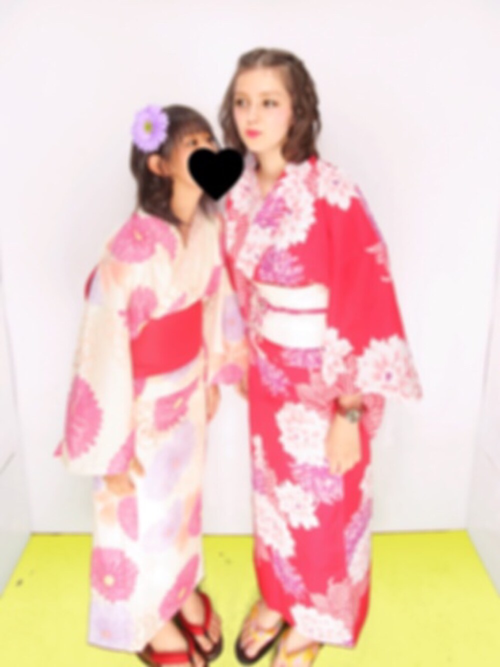 「ゆかた」｜「no brandのアイテム（ワンピース/ドレス、レッド系）」を使った、ALYSAさん（レディース・163cm）の夏コーディネートの1枚目の写真