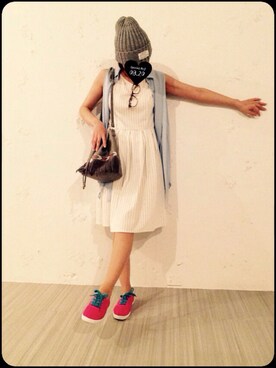 c(@cnocno0stylist)さん（レディース・155cm）の夏コーディネート