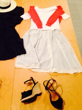 c(@cnocno0stylist)さん（レディース・155cm）の夏コーディネート