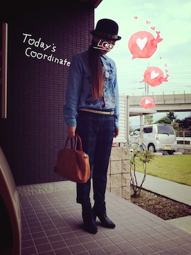 「BEAMS（ビームス）のアイテム（シャツ/ブラウス）」を使った、★☆tantan☆★さん（レディース・165cm）の秋コーディネート