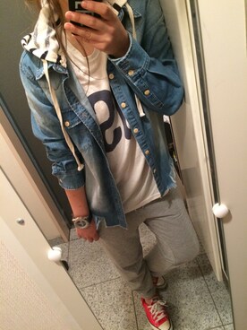 「RCWB（アールシーダブリュービー）のアイテム（腕時計）」を使った、☻さん（レディース・166cm）の秋コーディネート
