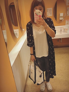 「CONVERSE（コンバース）のCONVERSE コンバース ジャック パーセル / JACK PURCEL（スニーカー）」を使った、☻さん（レディース・166cm）の夏コーディネート