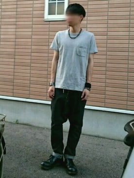 「N.HOOLYWOOD」｜「アイテム（ブーツ）」を使った、N.Fさん（メンズ・170cm）の夏コーディネート