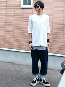 「wizzard」｜「アイテム（その他）」を使った、N.Fさん（メンズ・170cm）の秋コーディネート