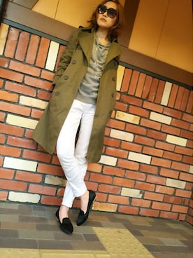 「chico_（チコ）のアイテム（ジャケット/アウター）」を使った、MIzuさん（レディース・157cm）の春コーディネート
