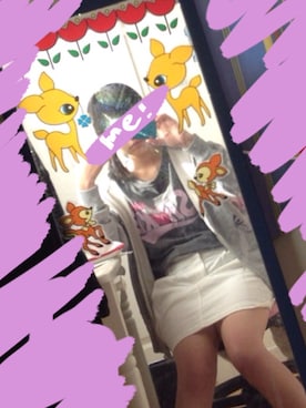 「Laundry（ランドリー）のアイテム（ジャケット/アウター）」を使った、RUCOさん（レディース・152cm）の冬コーディネート