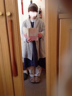 「e.r.g*（イーアールジー）のアイテム（ジャケット/アウター）」を使った、まっきさん（レディース・148cm）の冬コーディネート