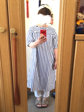 「North Object（ノースオブジェクト）のアイテム（ワンピース/ドレス）」を使った、まっきさん（レディース・148cm）の春コーディネート