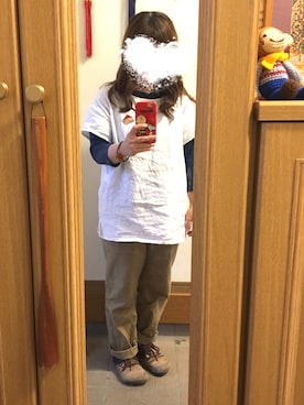 「North Object（ノースオブジェクト）のアイテム（パンツ）」を使った、まっきさん（レディース・148cm）の春コーディネート