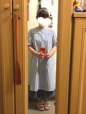 「North Object（ノースオブジェクト）のアイテム（ワンピース/ドレス）」を使った、まっきさん（レディース・148cm）の夏コーディネート