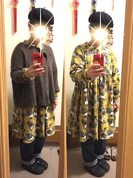 「KILKI（キルキー）のアイテム」を使った、まっきさん（レディース・148cm）の秋コーディネート